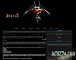 Шаблон сайта Diablo 2 для Ucoz