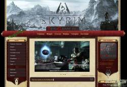 Шаблон сайта Skyrim для Ucoz